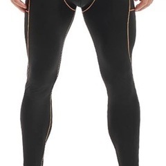 【新品】スポーツタイツ メンズ ランニングウエア レギンス メッシュ 通気 フィットネス スパッツ パワーストレッチ アンダーウェア 加圧インナー 吸汗速乾 コンプレッションウエア タイツ ジムウェア ヨガ パンツの画像