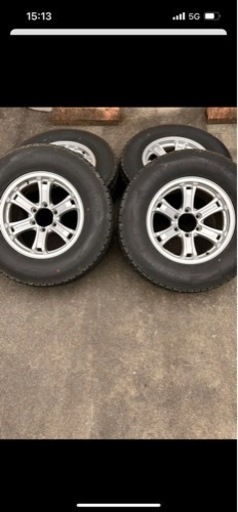 150 プラド　後期　スタッドレス　ホイール付き