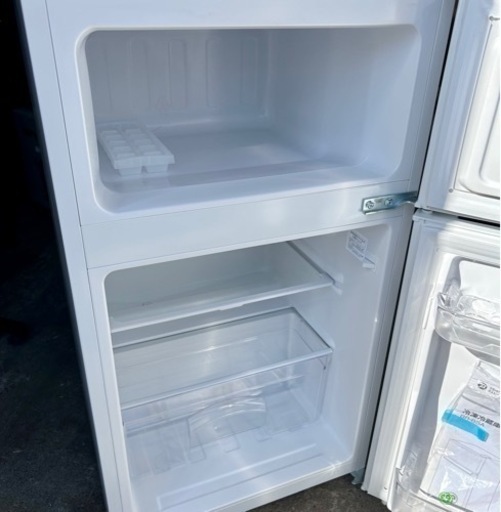 札幌市内配送可 美品 21年製 ビックカメラ オリジナルベーシック 85L 2ドア冷凍冷蔵庫 BR-85A ハイアール