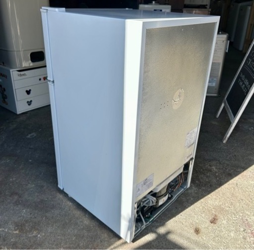 札幌市内配送可 美品 21年製 ビックカメラ オリジナルベーシック 85L 2ドア冷凍冷蔵庫 BR-85A ハイアール
