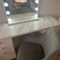 Francfranc エルドラド コスメデスクセット 引取りのみ