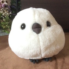 シマエナガぬいぐるみの画像
