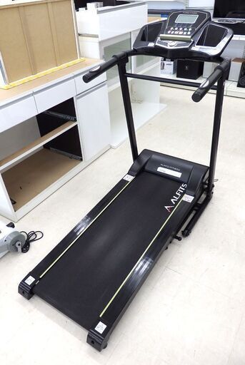 北海道 千歳市/恵庭市 動作品 アルインコ/ALINCO ジョギングマシン AFJ2019A ブラック 2020年製 最高速度10.0km/h ルームランナー ランニングマシン エクササイズ