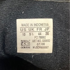 adidas「スタンスミス」ベルクロブラック×ゴールド（28cm）の画像