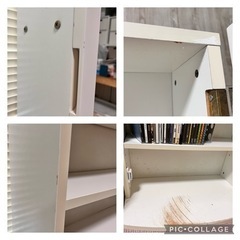 【譲ります】CD、DVDラック　鏡裏収納　姿見の画像