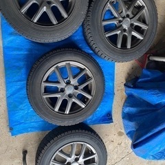 アルミホイールつき スタッドレスタイヤ 165/70R14 81Q 4本セット