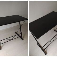 シンプル木目調　お洒落テーブル　軽量　サイドテーブル　パソコンデスク　ネイルデスク　テレワークの画像