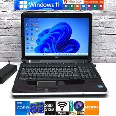【富士通 AH77/C】新品SSD512GB / メモリ8GB / 最強 Core i7-2630QM★Win11 / MS Office2021★Wi-Fi / カメラ / Blu-ray（管理：10161634）