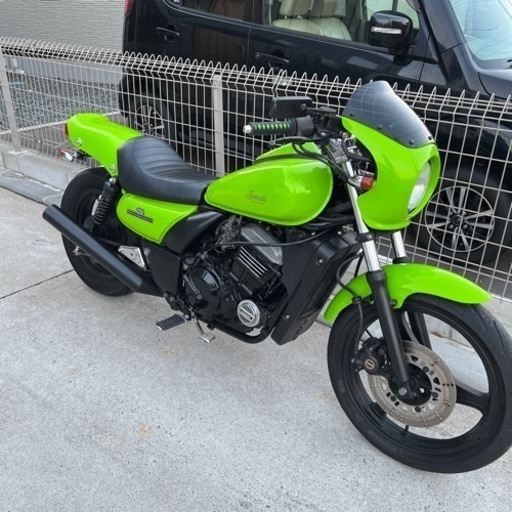 10月限定エリミネーター250seカスタム ペイント済