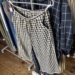 【洋服・レディース】 cloudnine ペチパンツ（チェック）M-Lの画像