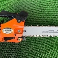 EARTHMAN エンジンチェーンソー、エンジン快調、スペアソーチェーン付きの画像