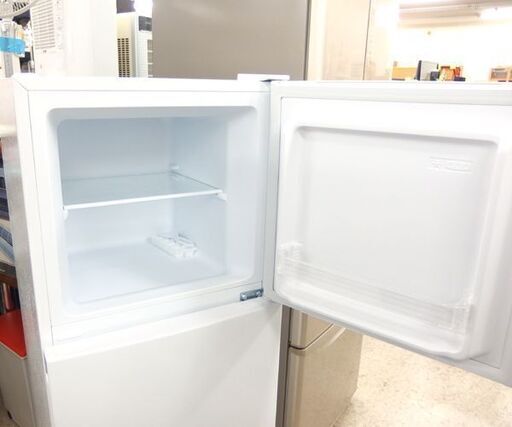 2ドア冷蔵庫 138L 2023年製 MAXZEN JR138ML01WH 100Lクラス ホワイト ☆ 札幌市 北区 屯田