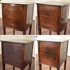 ヤ取終了8/30】≪yt913ジ≫ 英国アンティーク調 ナイトテーブル