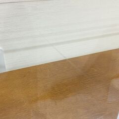 【受渡者決定】ガラストップ　センターテーブル　木目　幅91㎝の画像