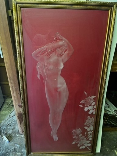 ガラス絵画(値段仮設定･値段交渉可能)