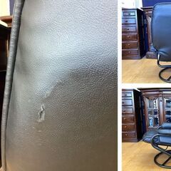 【K27　ChairWorks Sabatinni　イタリア製　本革（一部合皮）パーソナルリクライニングチェア②】の画像