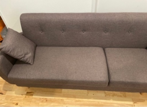 ●オットマン付き3人掛けソファー●オットマン・ソファーカバー付/