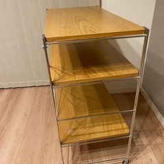 無印良品 ステンレスラック（オーク材棚）
