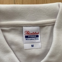 白ポロシャツ【新品未使用】メンズMサイズの画像