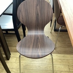 KJ-27【新入荷　リサイクル品】リビングハウス×マナベインテリア　ダイニング5点セット　ブラウンの画像
