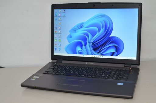 中古ノートパソコン windows11+office Mousecomputer W370ET 17.3インチ core i7-3630QM 爆速SSD512GB+HDD1TB メモリ16GB ブルーレイ搭載