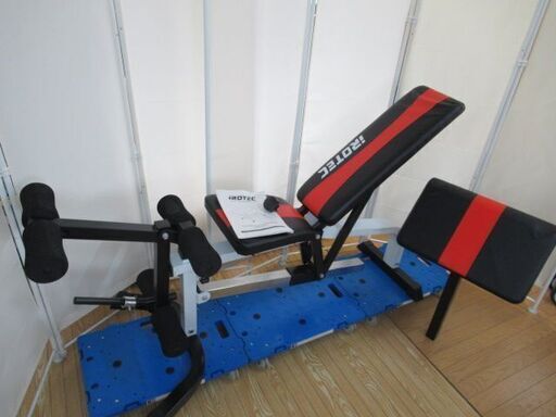 マルチポジションベンチ/筋トレ/トレーニング/フィットネス/室内/アイロテック/IROTEC/中古品/J6181/