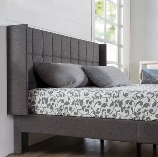 【すのこ】ダブルベットフレーム【ヘッドボード付き】