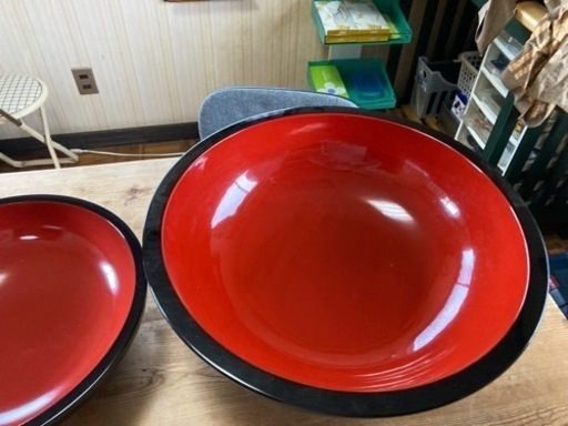 ソバこね鉢直径50㌢と直径25㌢大小セット