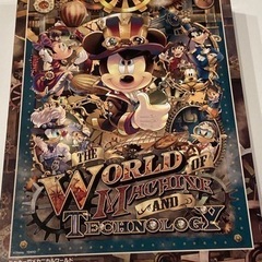 ミッキーの500ピースパズル完成品、額とのセット