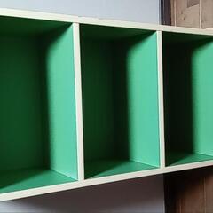 カラーボックス２つ差し上げます　昭和レトロ　
