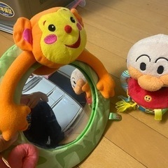 無料！！鏡とアンパンマンの起き上がり人形の画像
