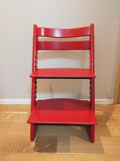 【お渡し先決定しました】ストッケ トリップトラップ☆ STOKKE TRIPP TRAPP☆ ベビーチェア 子供椅子☆ 赤 レッド