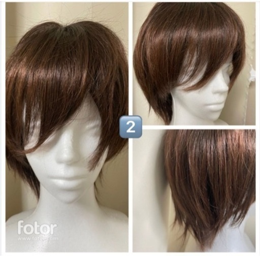 Halloween イケメン コスプレ ウィッグ Wig 3点