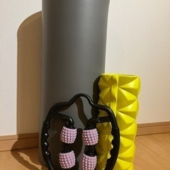 3点セット（ヨガマット、筋膜ローラ）