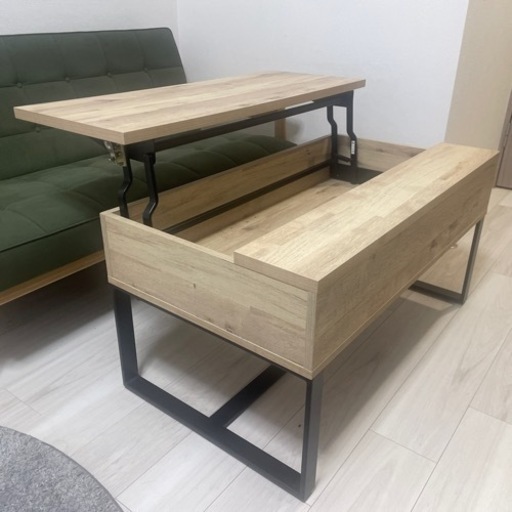 美品 リフティングセンターテーブル