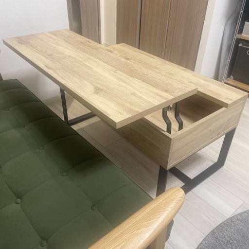 美品 リフティングセンターテーブル