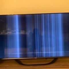 ジャンク品　液晶テレビ　液晶割れ　ハイセンス　Hisense 55型