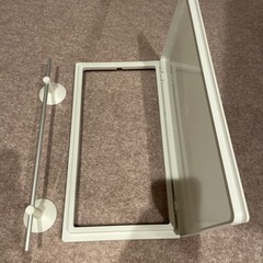 無印　MUJI　フタが選べるダストボックス用フタ(横開き)、タオルかけ吸盤式　2点セットの画像