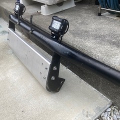 ジムニー　jb23 パイプバンパー　スキッドプレート付き