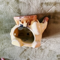アロマポット　象　黄色の画像