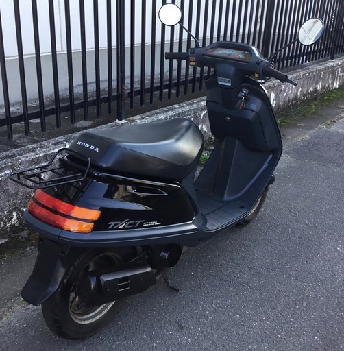 ＜動作・希少＞旧車ホンダ・タクト・2スト AF24 ブラック