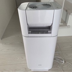 アイリスオーヤマ サーキュレーター衣類乾燥除湿機 ホワイト グレ...