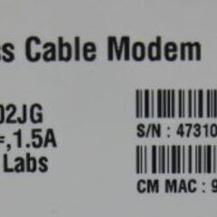 HUMAX ヒューマックス Wireless Cable Modem 無線モデム HG100R-02JGの画像