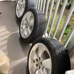 プリウス30 17インチホイール  タイヤ215/45r/17フ...
