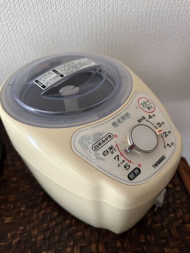 家庭用コンパクト精米器ツインバード製