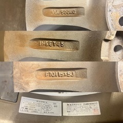 バドックス　15インチ 4H-100 5J+45 タイヤ付きホイール4本の画像