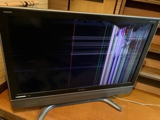 ジャンク品シャープテレビ