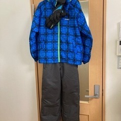 最終値下！IGNIO スキーウェア　160 手袋付き　美品