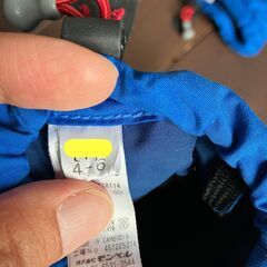 モンベル　防水手袋　ミトンタイプ(SIZE4-6) 　幼児向け／汚れなしの画像