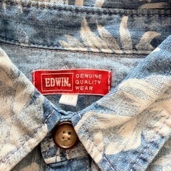 EDWIN  デニムシャツ　140の画像